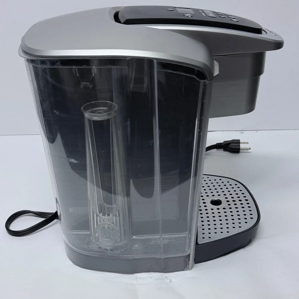 Keurig K-Elite C Single Serve Coffee Maker Brushed Silver K90 75oz Reservoir